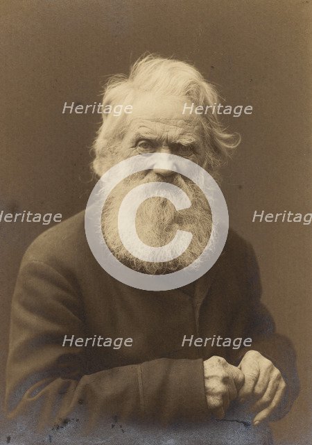 Posed portrait of an old man, Landskrona, Sweden, 1910. Artist: Unknown