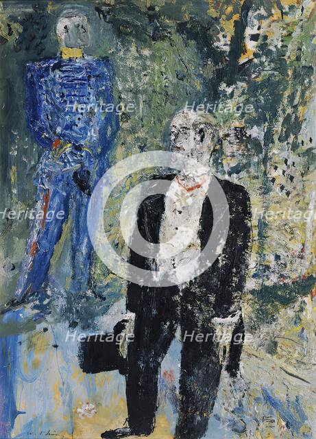 General and gentleman in tails, 1931/1933. Creator: Wilhelm Thony.