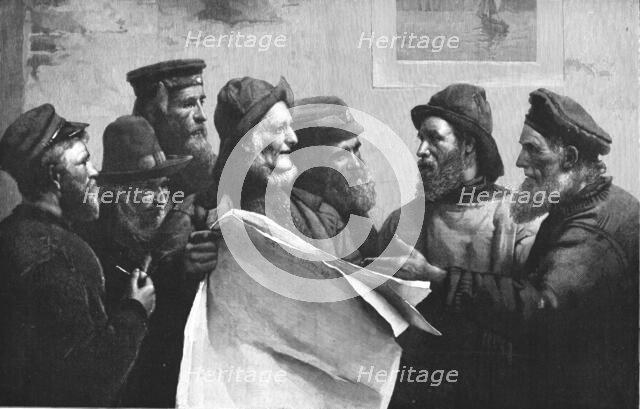 ''"Debate on the Fisheries Question"; from the picture by W.Llewellyn.', 1890. Creator: Unknown.