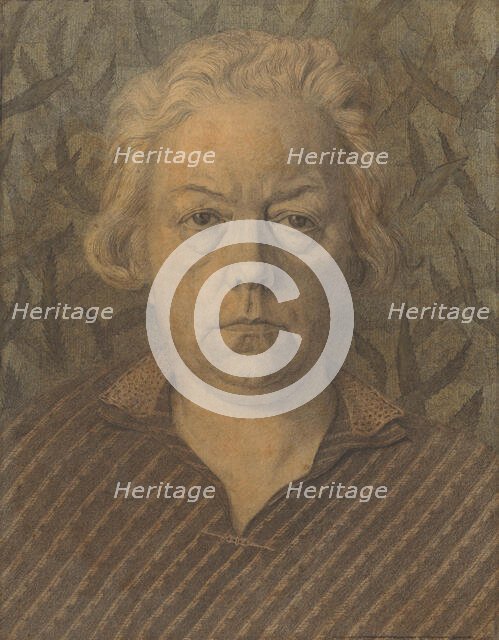 Portrait of August Grotegoed's mother, 1913-1938. Creator: August Grotegoed.