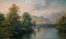 Ullswater From Pooley Bridge, 1847. Creator: Thomas Baker.
