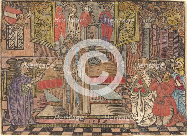 Miracle at Seefeld, 1484. Creator: Unknown.