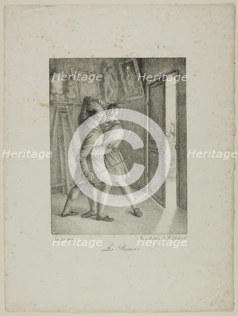 The Men from Rheims, 1819. Creator: Louis Hersent.