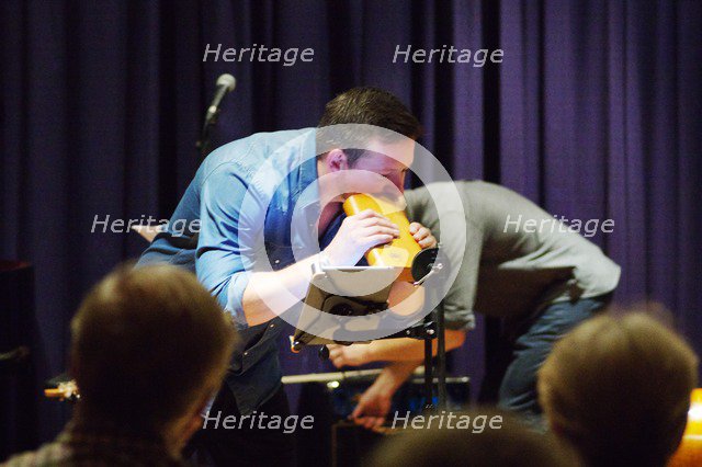 Paul Booth, Watermill Jazz Club, Dorking, Surrey, September 2015. Artist: Brian O'Connor.