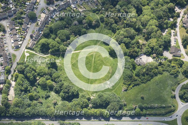The Bull Ring, a Roman amphitheatre earthwork in Cirencester, Gloucestershire, 2023. Creator: Robyn Andrews.