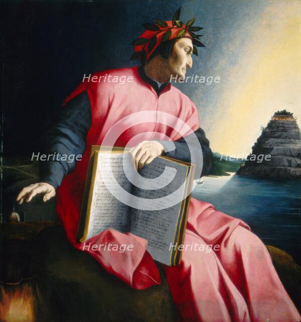 Allegorical Portrait of Dante, late 16th century. Creator: Unknown.