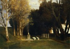 Sacred grove , 1882. Creator: Böcklin, Arnold (1827-1901).