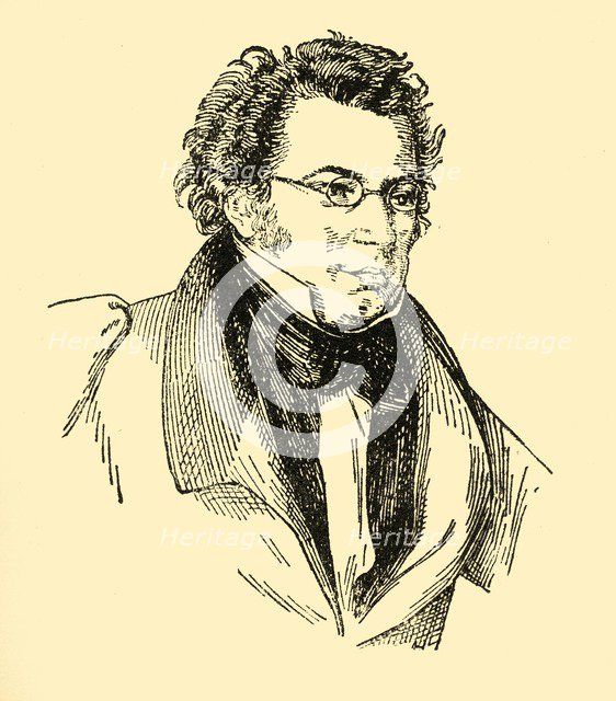 'Franz Schubert', (1933).  Creator: Unknown.
