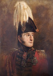 Portrait of General Lord Edward Somerset, British soldier, 1821. Artist: Jan Willem Pieneman.