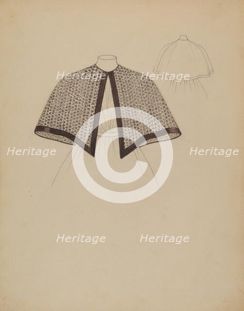 Cape, c. 1937. Creator: Rosalia Lane.