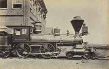 Untitled (Pennsylvania Railroad Engine), c. 1868. Creator: Unknown.