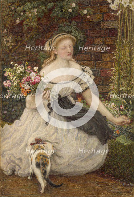 The Nosegay, 1865. Artist: Ford Madox Brown.