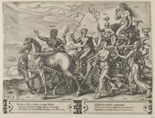 The Triumph of Envy, from The Cycle of the Vicissitudes of Human Affairs, plate 4, 1564. Creator: Cornelis Cort.