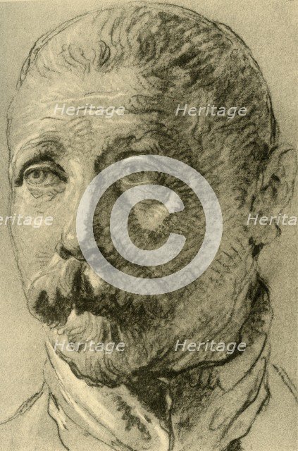 'Head of a Bearded Man', mid 18th century, (1928). Artist: Giovanni Battista Tiepolo.