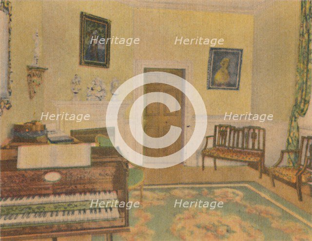 'The Music Room', 1946. Artist: Unknown.