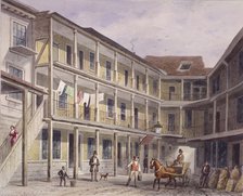 Aldgate High Street, London, c1850. Artist: Thomas Hosmer Shepherd