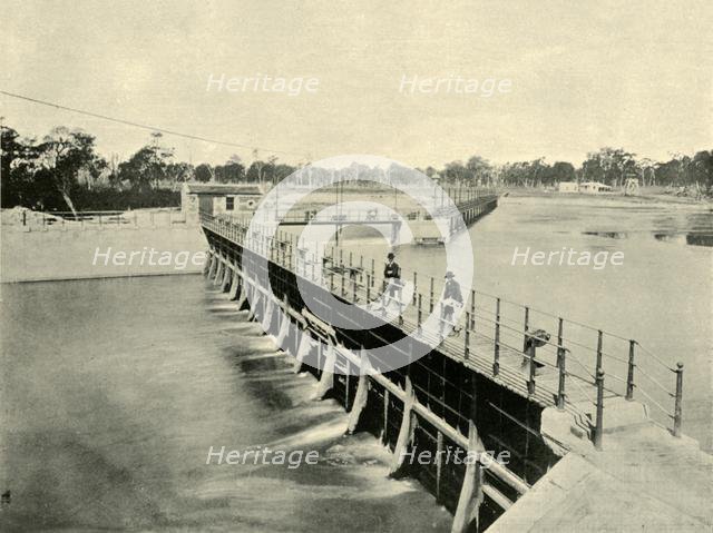 'Goulburn Weir, Wahring', 1901. Creator: Unknown.