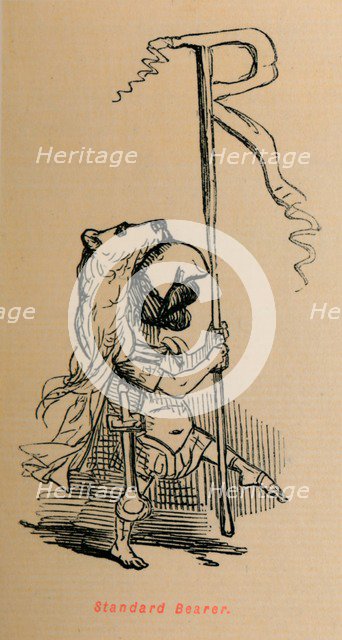 'Standard Bearer', 1852. Artist: John Leech.