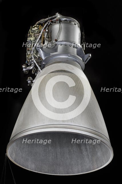 Rocket Engine, Liquid Fuel, Apollo Lunar Module Ascent Engine, 1969. Creator: Bell Aerosystems Company.