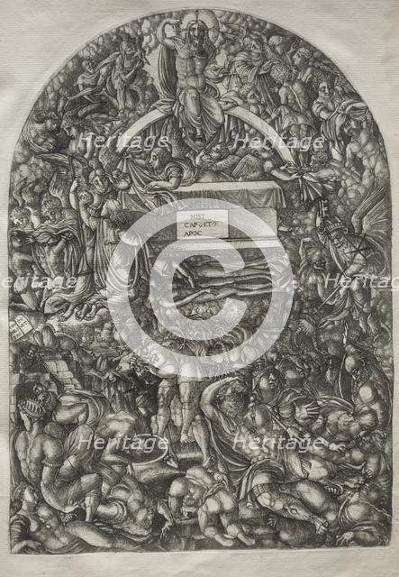 The Apocalypse: A Star Falls and Makes Hell to Open, 1546-1556. Creator: Jean Duvet (French, 1485-1561).