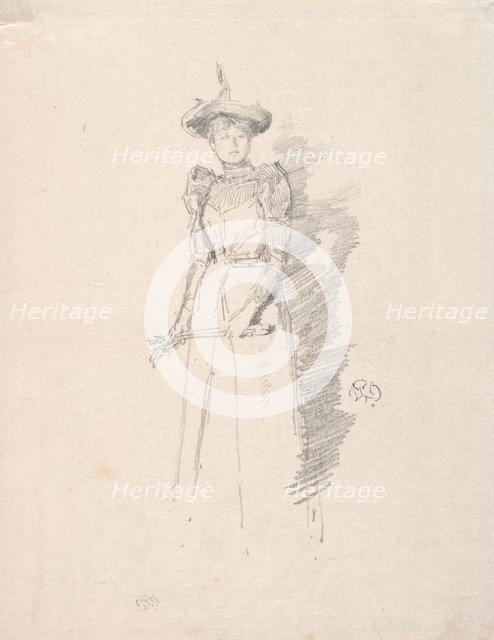 Gants de Suede, 1890. Creator: James McNeill Whistler (American, 1834-1903).