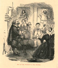 'One of the Protector's Tea Parties', 1897. Creator: John Leech.
