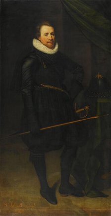Portrait of Sir John Burroughs (1587-1627), c.1620-c.1623. Creator: Jan Anthonisz van Ravesteyn.