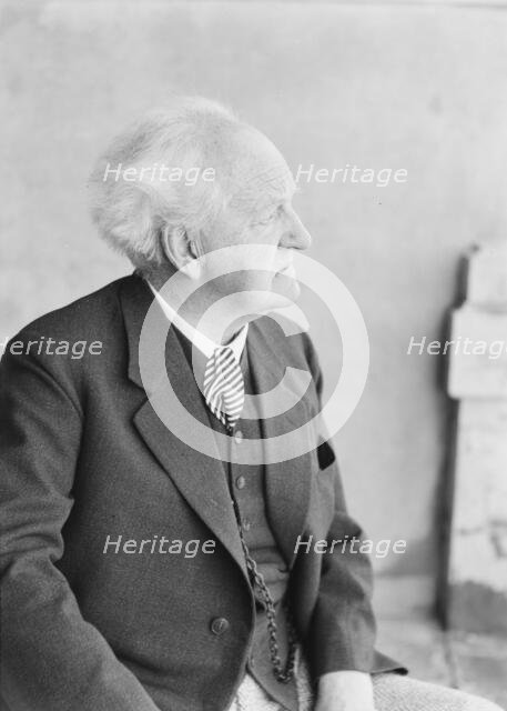 Hauptmann, Gerhart, portrait photograph, 1938 Creator: Arnold Genthe.