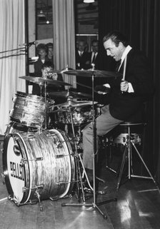 Louis Belson, London Drum Clinic, 1967. Creator: Brian Foskett.