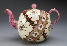 Teapot, Leeds, c. 1770. Creator: Unknown.