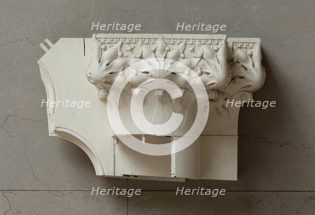 Auditorium Building: Column Capital and Portion of a Frieze, 1887-89. Creator: Adler & Sullivan.