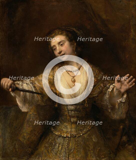 Lucretia, 1664. Creator: Rembrandt Harmensz van Rijn.