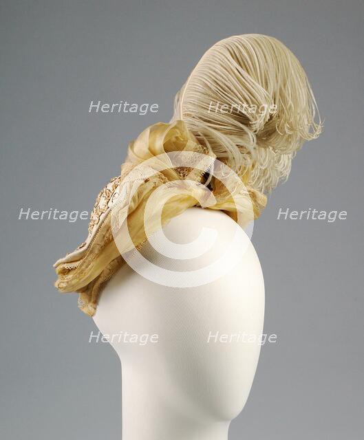 Bonnet, French, ca. 1885. Creator: Berthe.