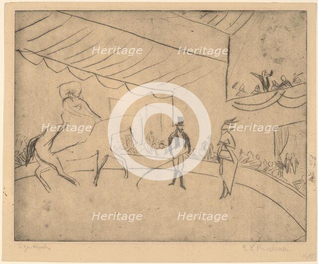 Hippodrome, 1910. Creator: Ernst Kirchner.