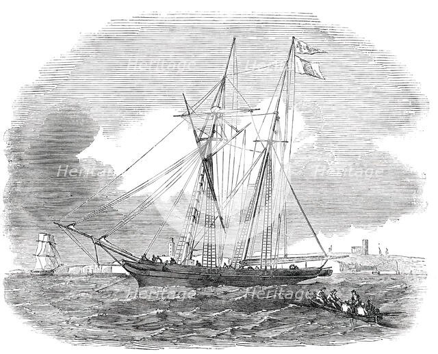 The "Azorian", Orange Schooner, 1850. Creator: Unknown.