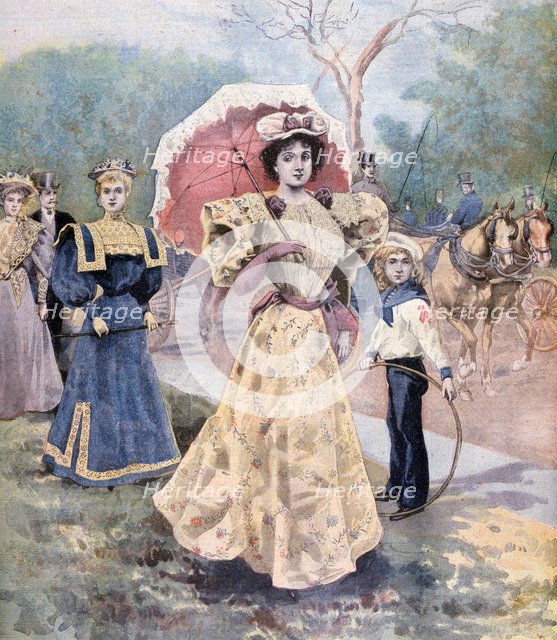 The fashion in 1894. Artist: Unknown