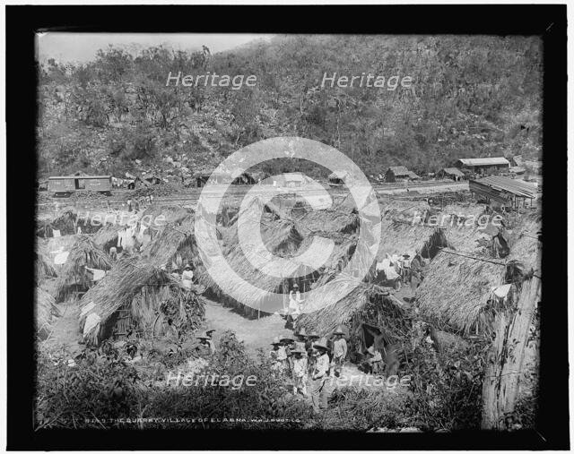 The quarry village of El Abra, between 1880 and 1897. Creator: William H. Jackson.