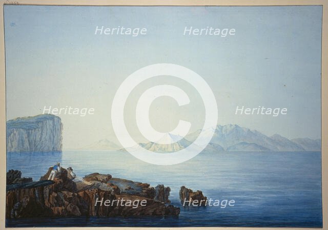 Bocca di Capri, 1789. Creator: Christoph Heinrich Kniep.