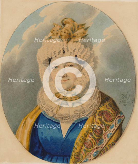 Countess Natalia Fyodorovna Gorchakova, Early 1830s. Creator: Hampeln, Carl, von (1794-after 1880).