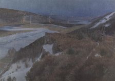 Walpurgis Night in Bergslagen, Grangärde in Dalarna, 1896. Creator: Anshelm Schultzberg.