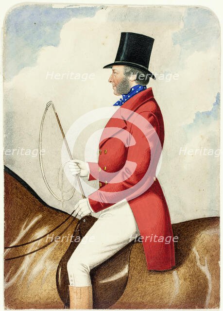 Equestrian Portrait of Lord Simpson, n.d. Creator: Joshua Dighton.