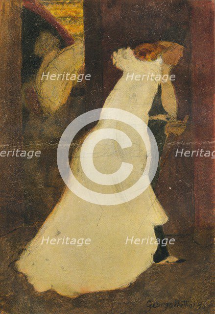 'Sortie de Theatre', 1898. Artist: George Bottini.