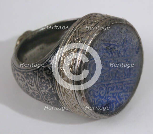 Seal Ring with the name of Hajji Muhammad ibn Mahmud, probably 16th century. Creator: Unknown.