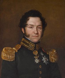 Portrait of Jean-Noé-Godefroy de Polier-Vernand (1782-1833) , 1823. Creator: Stirnbrand, Franz Seraph (ca 1788-1882).