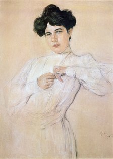 'Portrait of Maria Botkina', 1905. Artist: Valentin Serov