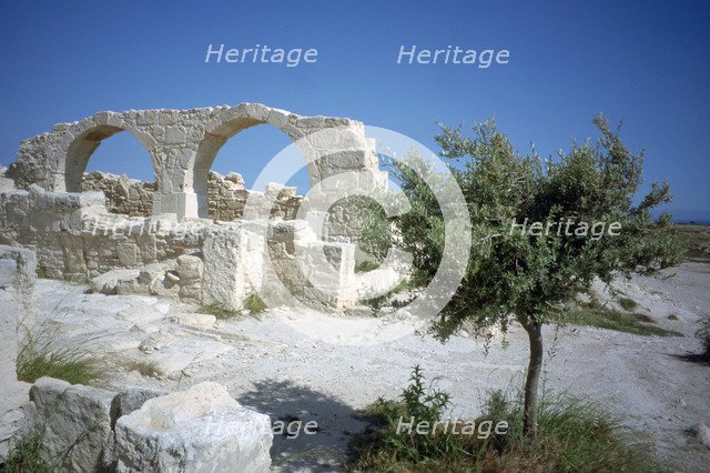 Ruins of the basilica, Curium (Kourion), Cyprus, 2001.