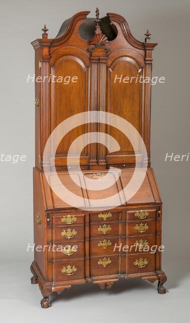Desk and Bookcase, 1760/70. Creator: Unknown.