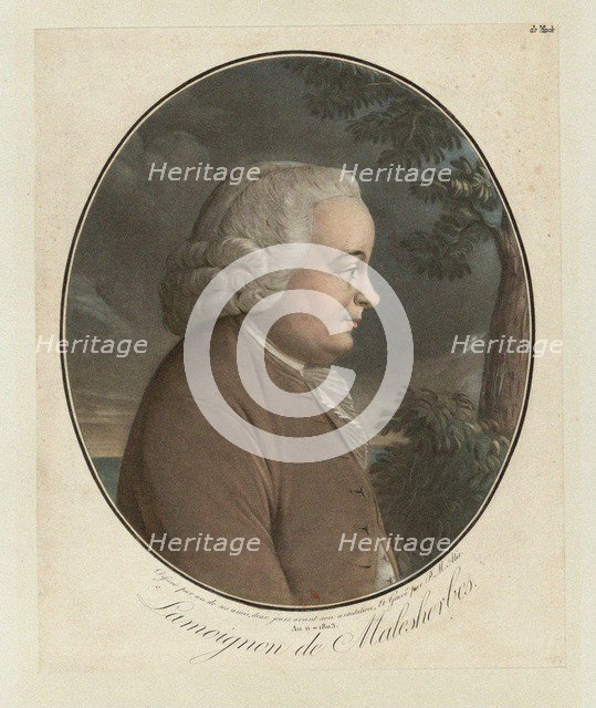 Guillaume-Chrétien de Lamoignon de Malesherbes (1721-1794).