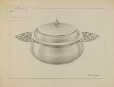 Silver Porringer, c. 1936. Creator: Giacinto Capelli.