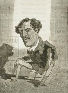 Jean Rousseau, 1857. Creator: Félicien Rops.